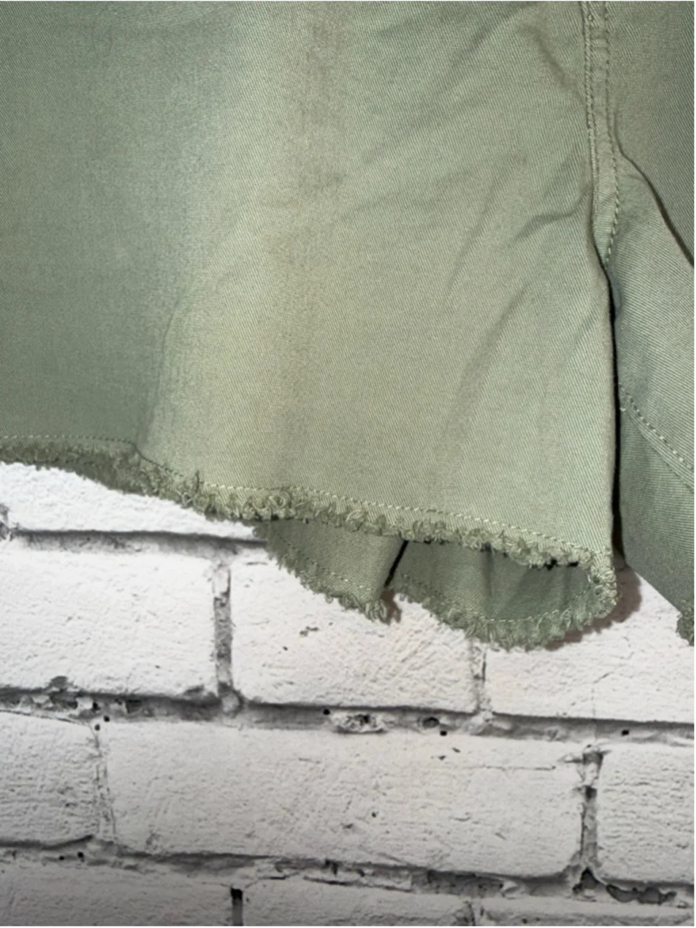 Women's Prana Green Shorts Sancho Shorts Raw Hem size 14 NEW 5’ in Inseam - Picture 4 of 12